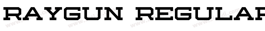Raygun Regular字体转换